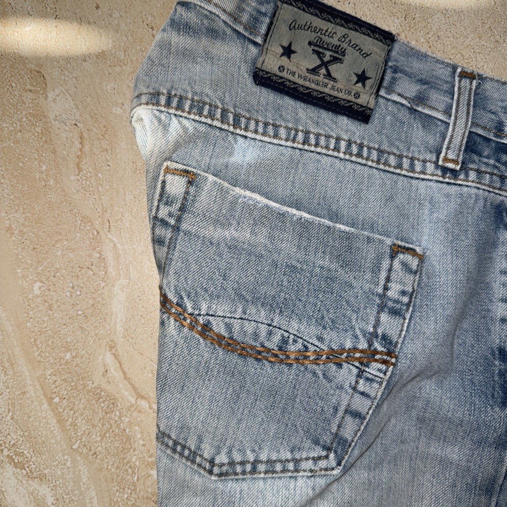 Wrangler 20X Jeans Size‎ 5X34 Ladies Cowboy Western Denim Light Wash 4705